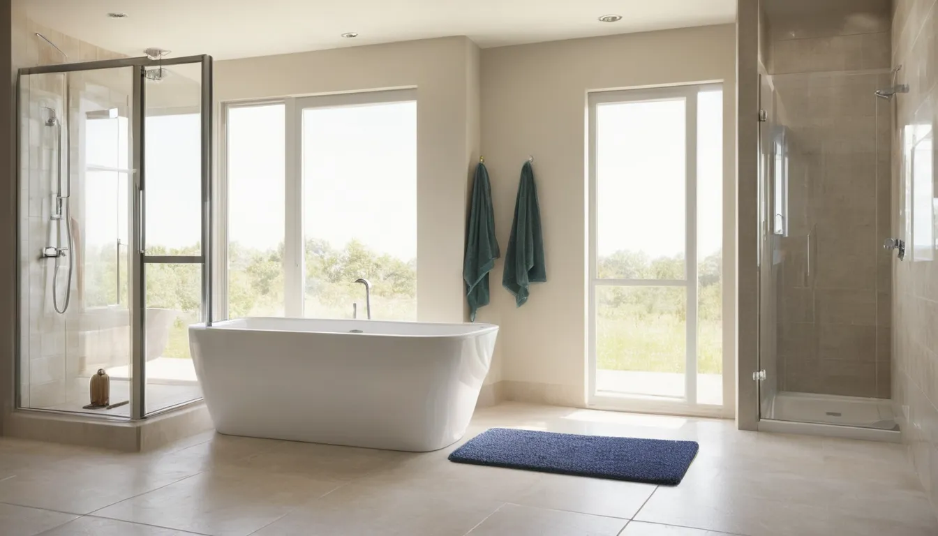 A walk-in tub in a bright bathroom in a Minnetonka home